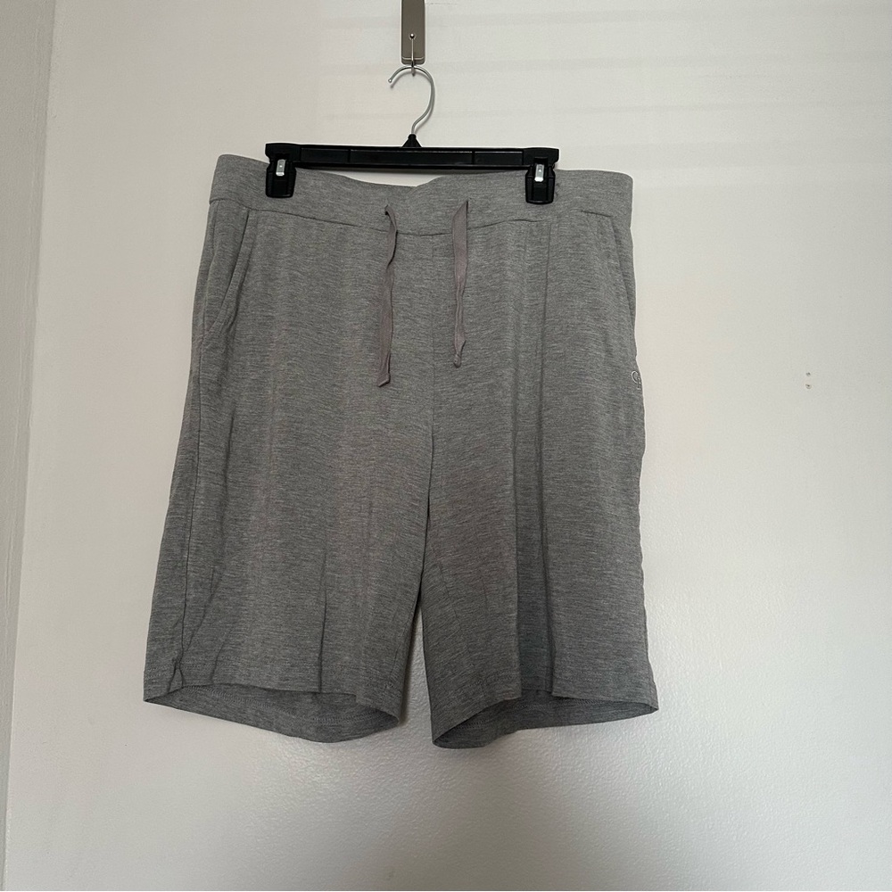 Cozy Earth Bamboo Stretch Knit Pajama Short Heather Grey